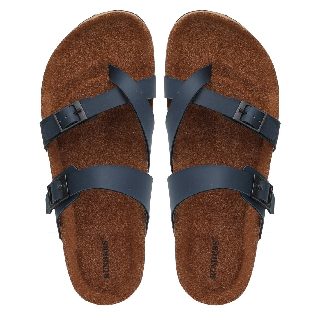 Men's Cork slipper - 5804- Blue