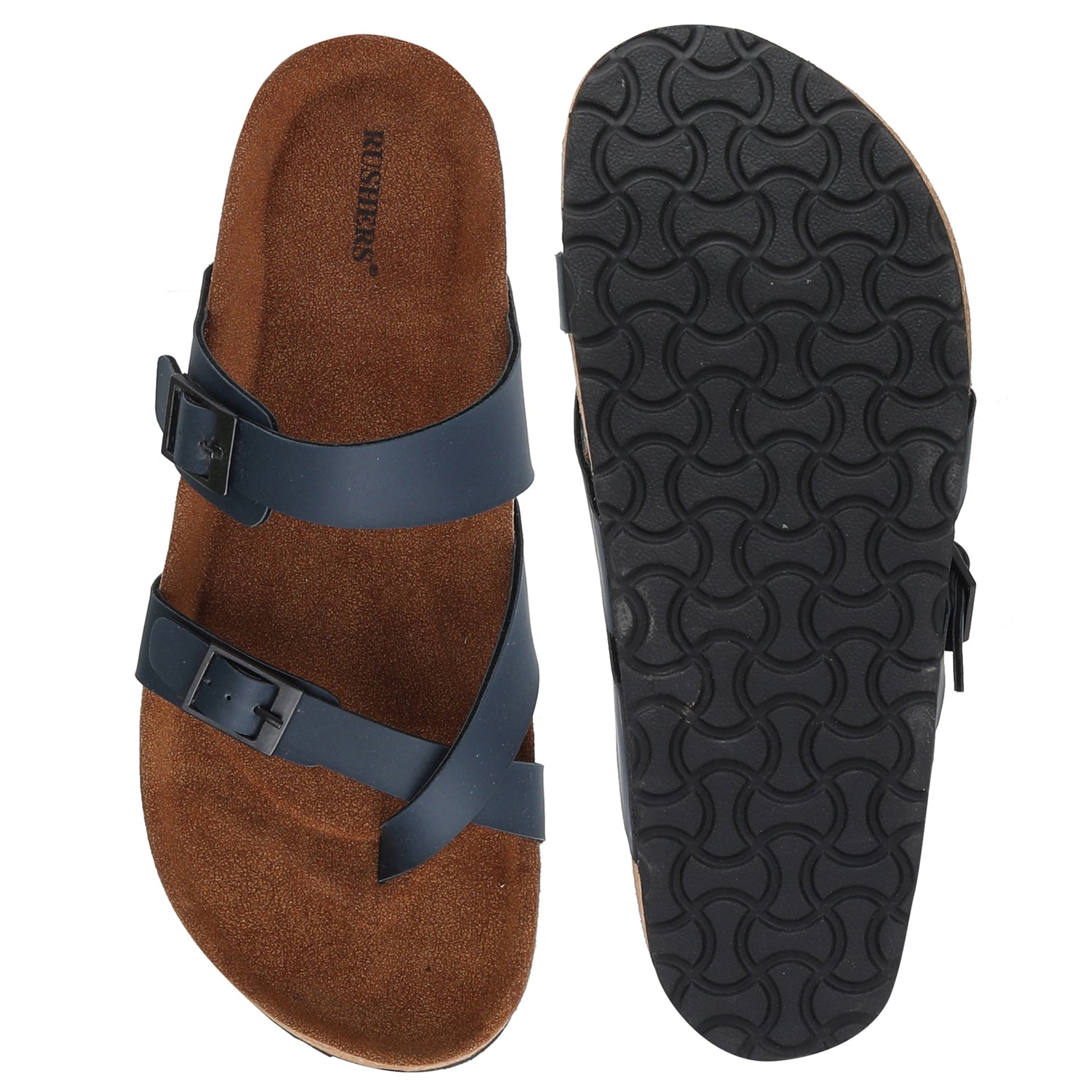 Men's Cork slipper - 5804- Blue