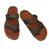Men's Cork Slippers- 5804-Green