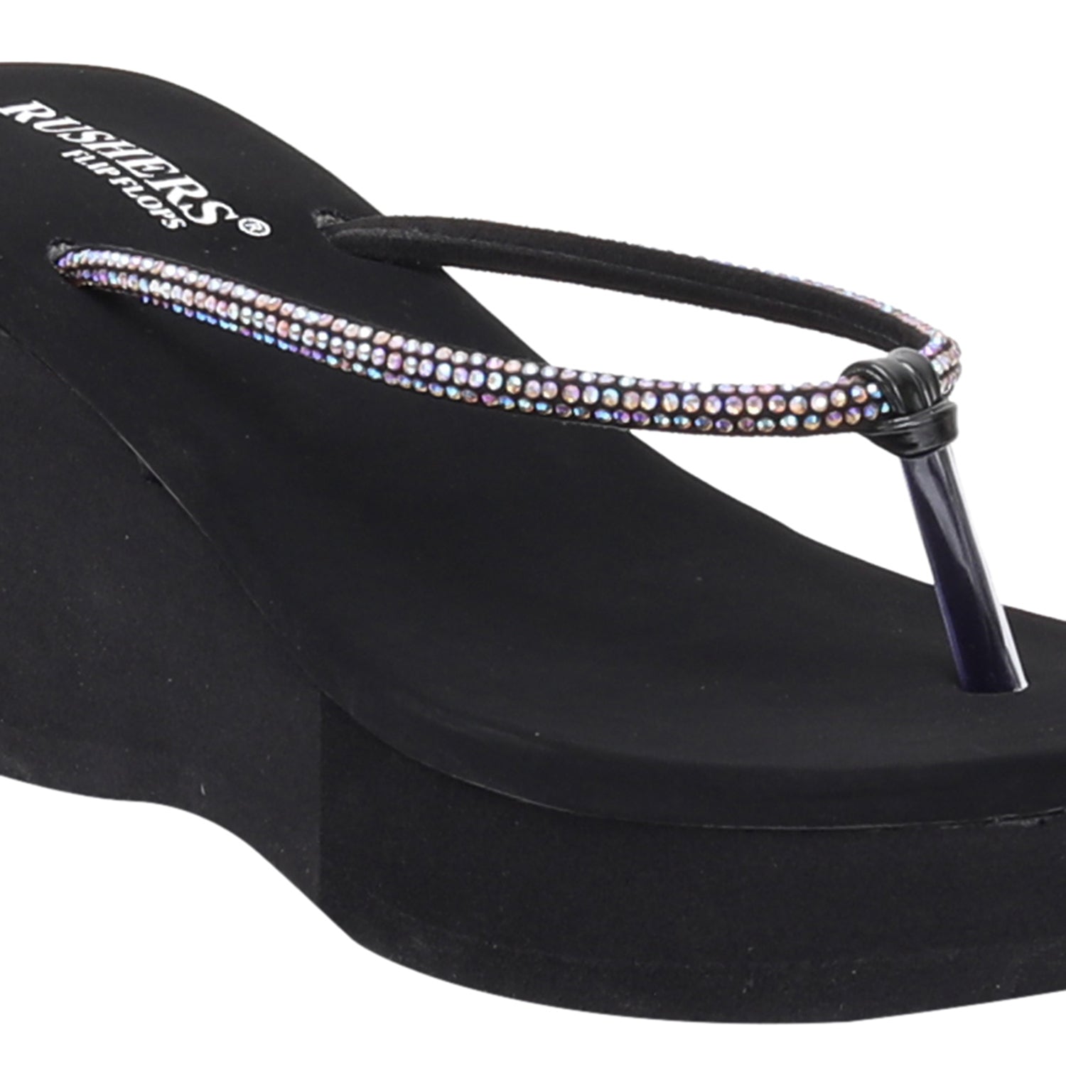 RUSHERS women wedges- Black