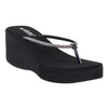 RUSHERS women wedges- Black