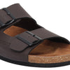 MEN'S CORK SLIPPERS- 5801 BROWN