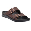 MEN'S SOFT FOOTBED SLIPPERS-BIRK-5001-BROWN