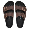 MEN'S SOFT FOOTBED SLIPPERS-BIRK-5001-BROWN