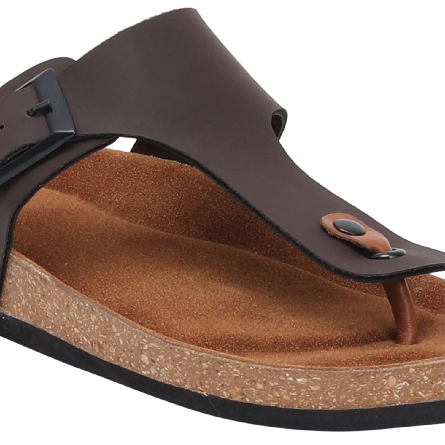 Men's Cork Slipper-5803-brown