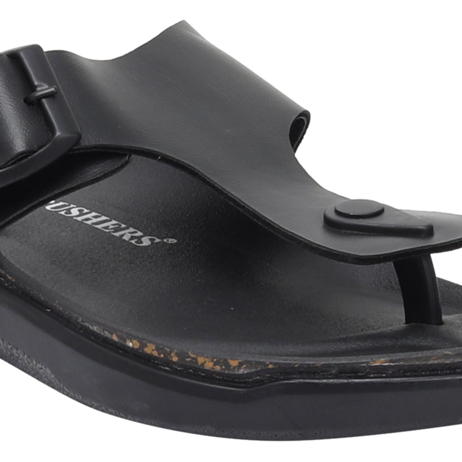 MEN'S SOFTBED SLIPPERS- BIRK-5002-BLACK